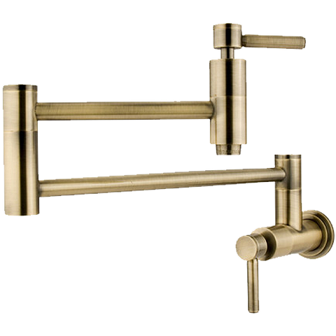 Elements of Design Nuvo Double Handle Wall Mount Pot Filler with Concord Lever Handles