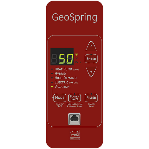 GE Geospring 50-Gallon 10-Year Hybrid Heat Pump Water Heater ENERGY STAR